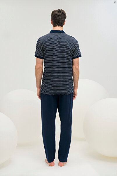 Svm 9583 ЧОЛОВІЧИЙ ПОЛО З КОМИРОМ ЧОЛОВІЧИЙ ПІЖАМНИЙ КОМПЛЕКТ