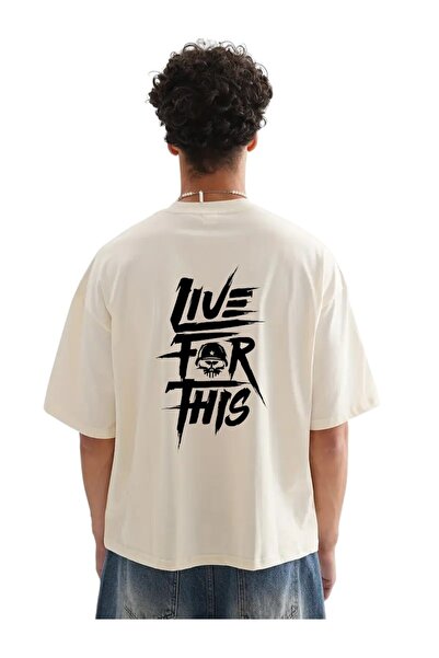 Karatopak Ζήστε για αυτό το μπλουζάκι με στάμπα Oversize