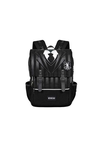 WEDNESDAY Ghiozdan model uniforma Nevermore, Wednesday pentru copii
