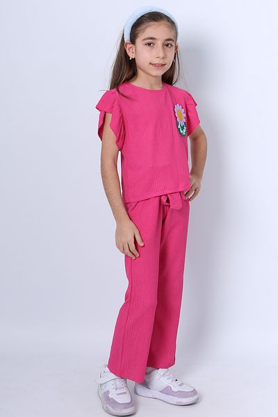 HÇM Girl's Double Set Frilly Daisy Embroidered F21