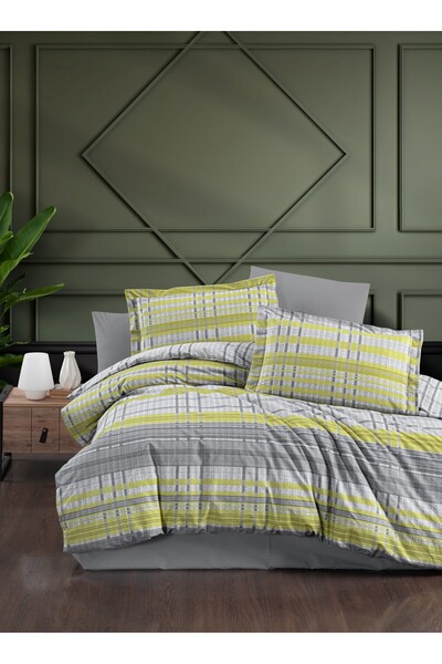 Beğenal Valeria Elegance 100% бавовняний двоспальний комплект постільної білизни