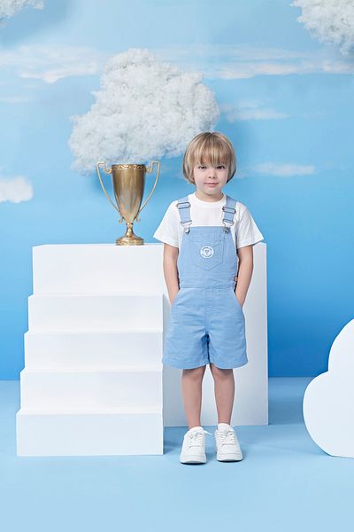 Miny Center Set de pantaloni scurți pentru tricou pentru băiat