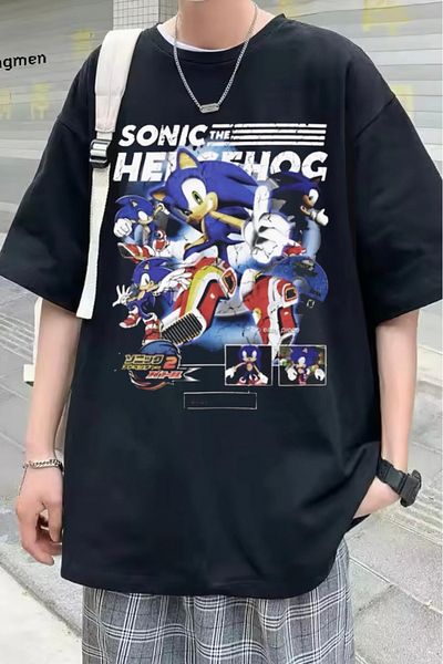 EFBUTİK Μπλουζάκι με κολάζ Sonic The Good Hedgehogs