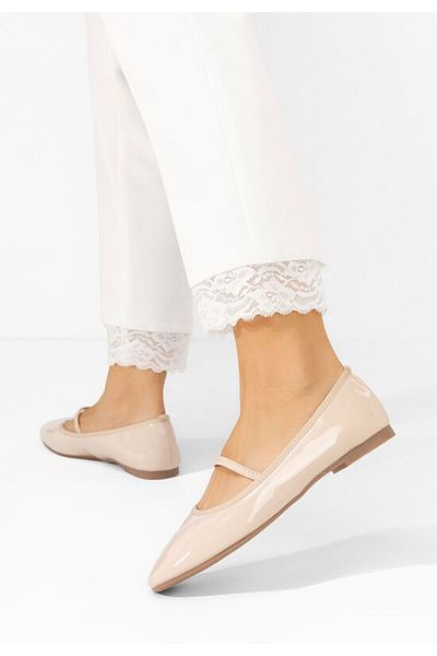 B T Shoes Balerini dama Janae bej