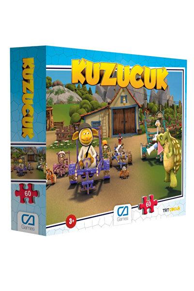 CA Games Kuzucuk Lisanslı 60 Parça 34x24cm Çocuk Puzzle Yapboz Serisi