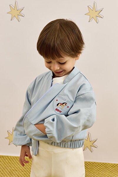 Fahhar Kids Jachetă Arampoober albastră