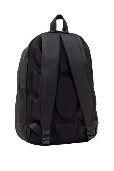 KAFF 3-Eye Black Waterproof Orthopedic Back Support Unisex Backpack 00310