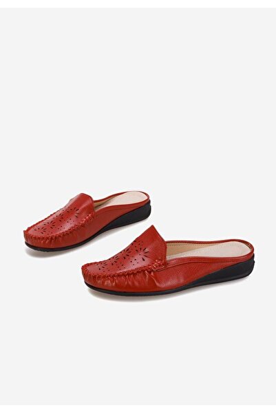 B T Shoes Saboti dama Pianura rosii