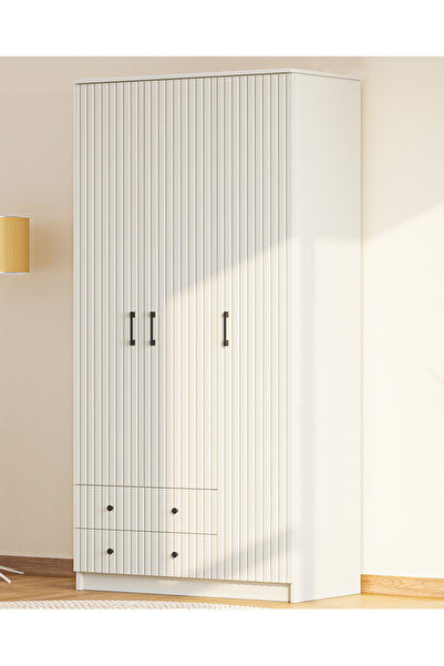 Rabi İrem Country 3 Kapak 2 Çekmeceli Gardırop