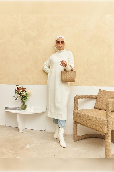 Nissra Ankanoor White Knitwear Anka 256332