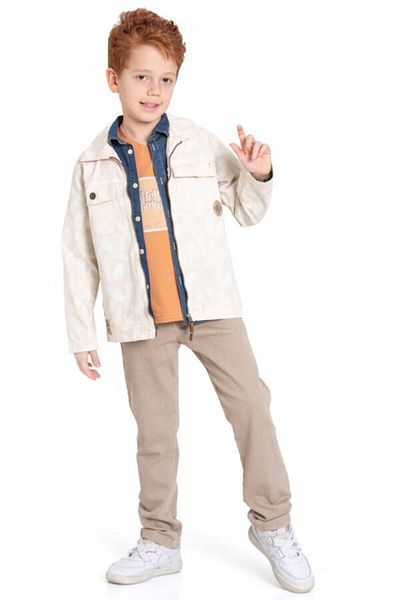 xo kids moda Boy's Top and Bottom Set 4-8 Years 6556