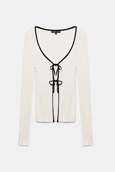 No Matter What Tie Front Blouse