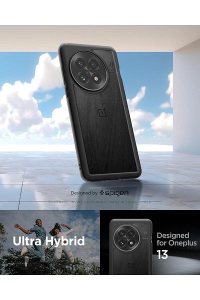 Spigen Ultra Hybrid designed for OnePlus 13 case cover - Matte Black