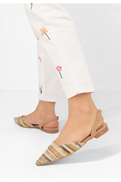 B T Shoes Balerini dama Candyce kaki