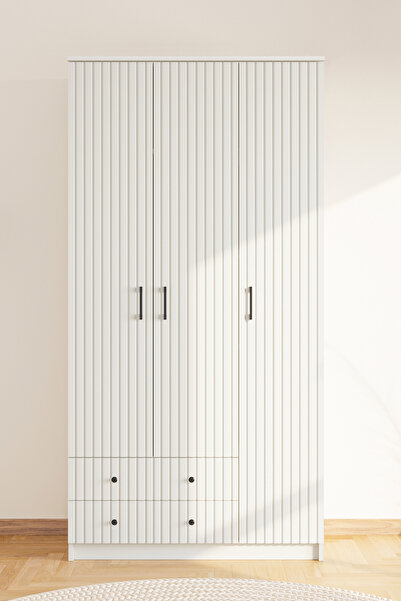 Rabi İrem Country 3 Kapak 2 Çekmeceli Gardırop