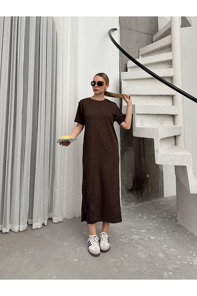AFROGİYİM Γυναικείο φόρεμα κιμονό casual κοπής