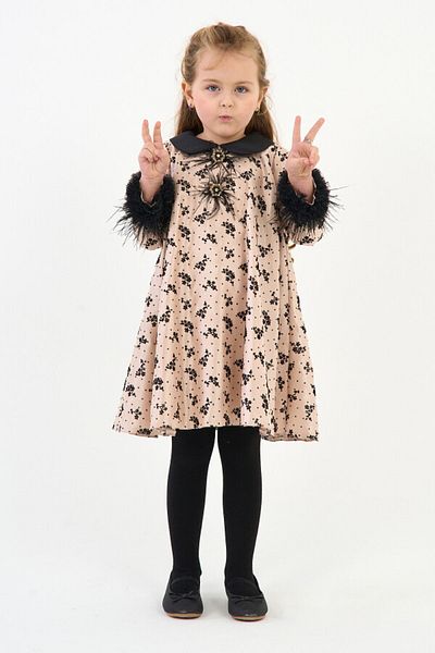 xo kids moda Girl's Dress - 6-10 Years, Model No: 9121
