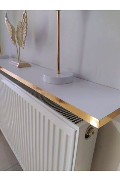 TALAŞTOZUM Gold Beyaz Petek Üstü Tak Çıkar Raf 120 Cm. (duvar Montajsız)
