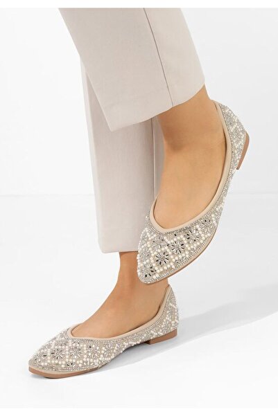 B T Shoes Balerini eleganti Rufina bej