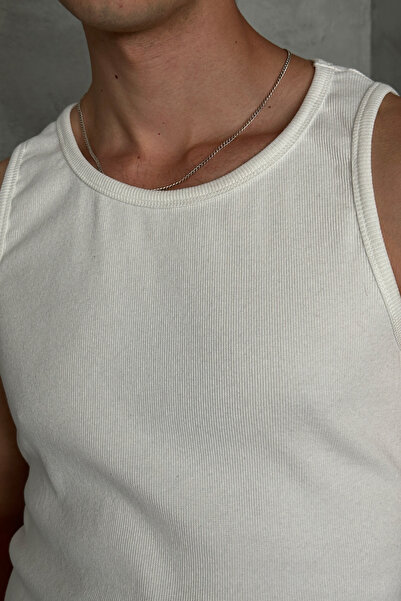 HYMAN Men's Ribbed Camisole Cotton Premium Undershirt