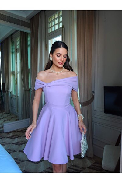 ESRAHELVACI Lilac Mini Dress