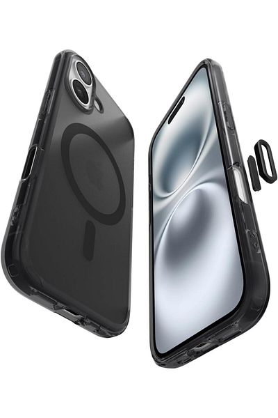 Spigen Ultra Hybrid T MagFit for iPhone 16 case Camera Control Button MagSafe compatible Frost Black