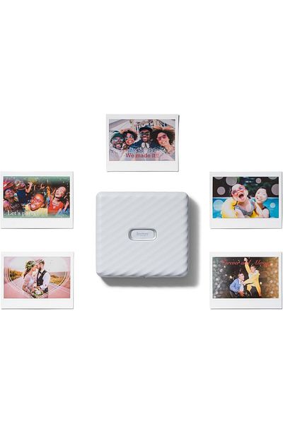 Fujifilm Instax Link Wide Smartphone Printer (White) + Film Pack