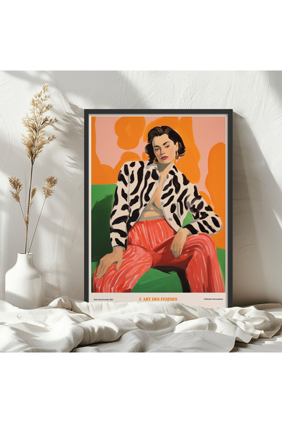 HOMEPACK Jedna drvena uokvirena slika, jednodijelni poster, slika TK/1308