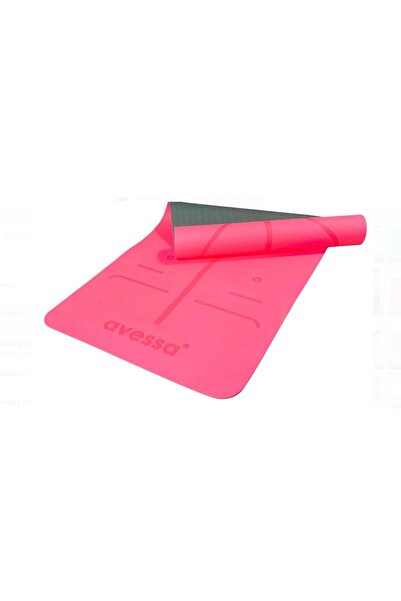 AVESSA Tpe-30 Çift Renk Tpe Pilates Minderi Kırmızı