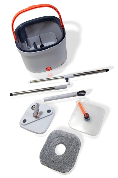 M3DECORİUM Döner Başlı Silici Fırçalı Kirli Temiz Su Ayıran Paslanmaz Çelik S...