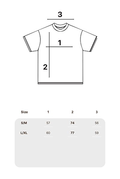 Sekizbiraltı Ciao Star Printed Oversize Unisex White Tshirt