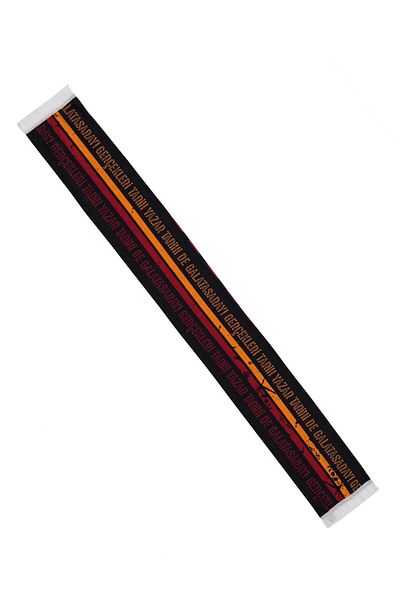 Galatasaray Eșarfă șal cu dungi negre cu licență