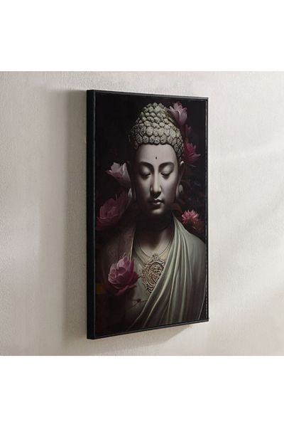 Home Box Fossel Buddha Framed Picture - 50x70x2.5 cm