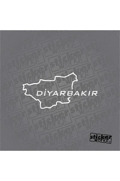 Sticker Works Autocolant Harta Diyarbakir