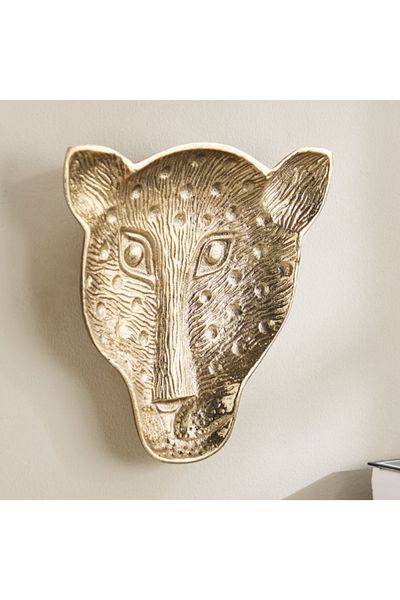 Home Box Viola Aluminium Face Tray Wall Decor - 28x33x3.5 cm