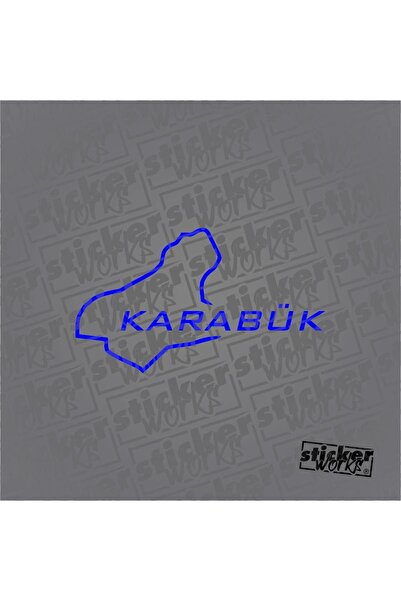 Sticker Works Autocolant Harta Karabük