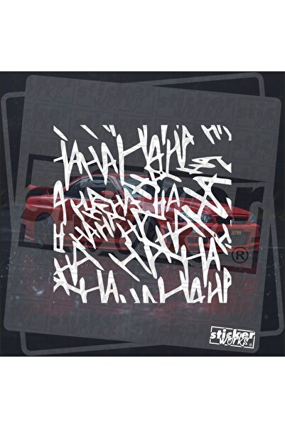 Sticker Works Joker Hahahahaha Kaplama Sticker