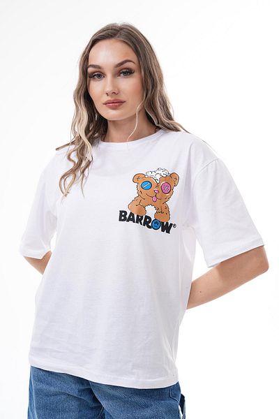 ŞİMAL Women's Back Print Detailed Crew Neck Oversize T-Shirt 250117   -