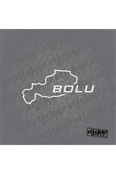 Sticker Works Autocolant Hartă Bolu