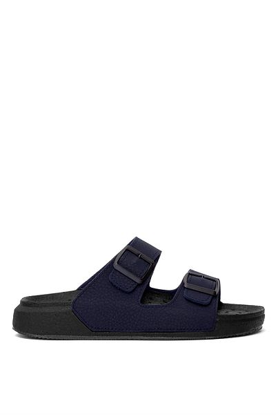 Pierre Cardin PC-7408 Ανδρικές φλατ παντόφλες Navy Blue