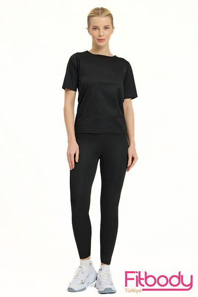 fitbody Thermal Sauna Suit, Fat Burning, Sweating T-Shirt and Women's Leggings Thermal Suit