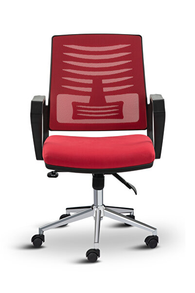 Asbir Mobilya Metis Metal Ayaklı Fileli Çalışma Koltuğu