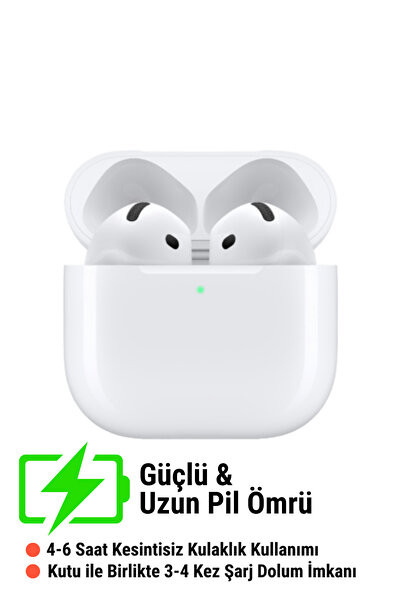 Barbanti Mobile 4. Nesil Pro Beyaz Ios Android Uyumlu Kablosuz Bluetooth Kulaklık Yeni Nesil Şeffaf Kılıf Hediyeli
