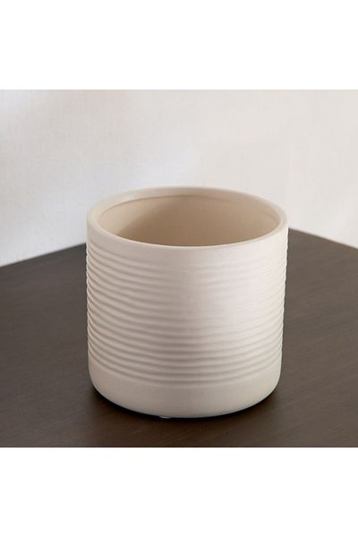 Home Box Vesus Dolomite Plant Pot - 11.5x11.5x10.4 cm