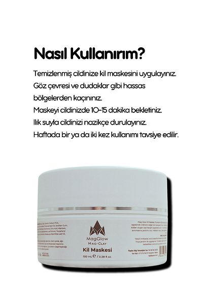 MagGlow Clay Mask |   Salicylic Acid Tea Tree Oil Clay Mask |   Anti Blackhead