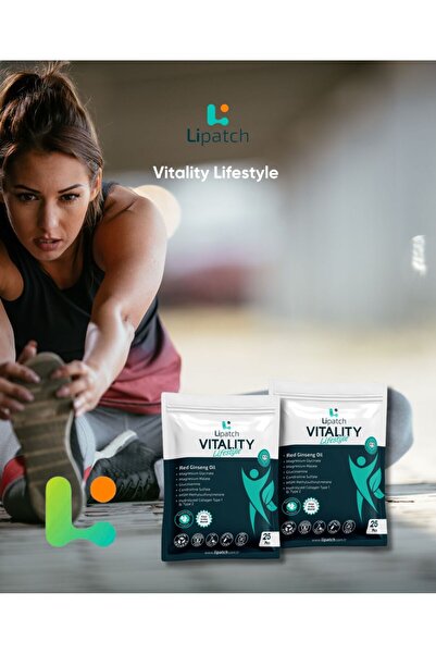 Lipatch Transdermal Bant Vitality Kırmızı Ginseng Yağı-Magnezyum-Glukozamin 2...