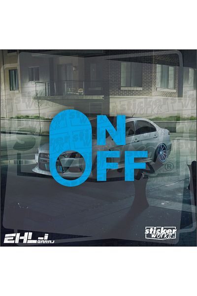 Sticker Works Стикер Mavi On Off