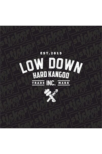Sticker Works Lown down Hard Kangoo Back Glass Sticker