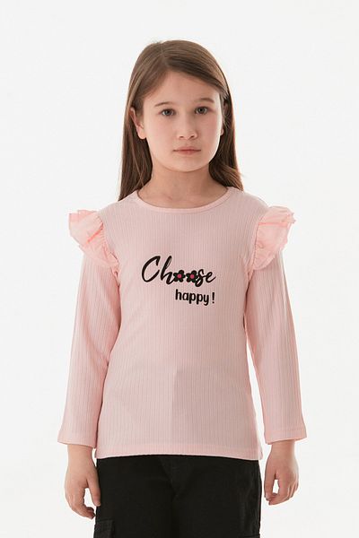 Fulla Moda Printed Ruffled Sleeve Girl's Bodysuit