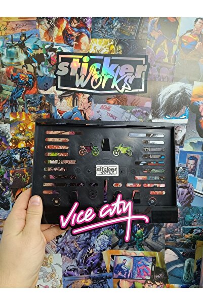 Sticker Works Vice City Motor Plakalık